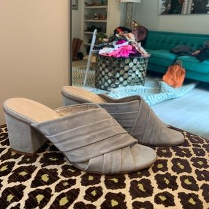 Mint and Rose heeled mules